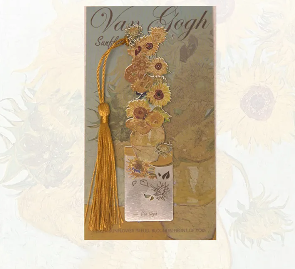 Floral Metal Bookmark Hollow Retro Metal Floral Bookmark Bronzing Painting Tassel Bookmark for Book Lovers Readers Writers Students Gifts