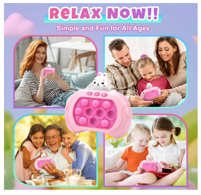 Quick Push Game Fidget Toys Pro for Kids Adults