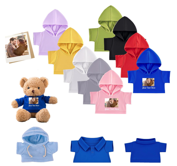 ersonalized Teddy Bear Clothes with Photo Name