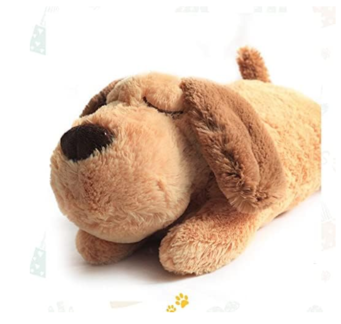 Anxiety Relief Puppy Toy with Heartbeat Dog Calming Behavioral Training Toy