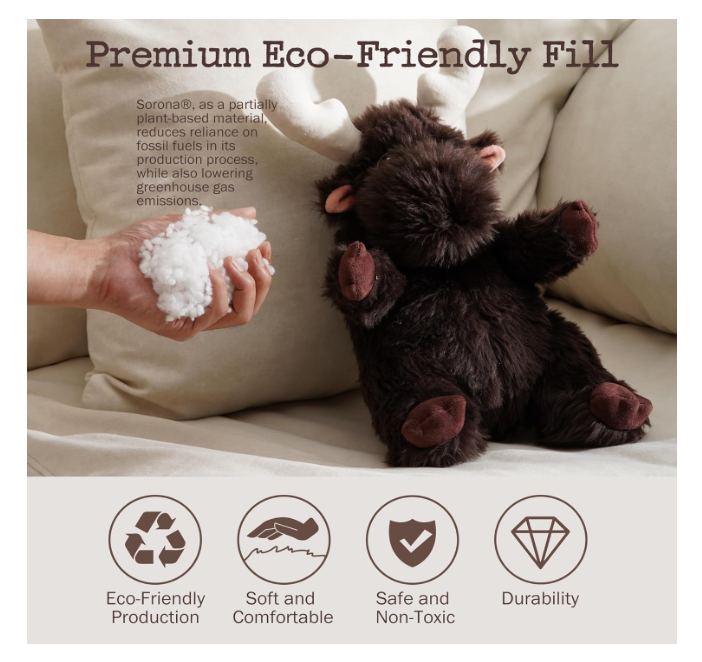 Heart Beat Dog Toy for Puppy - Soft Plush Stuffed Animal Dog Pal