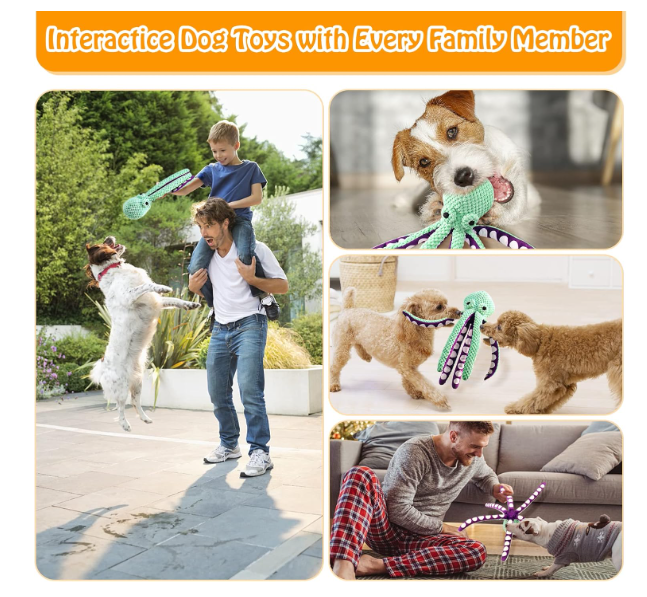 Stuffed Dog Toys for Large Dogs, Cute Plush Dog Toys for Small/Medium/Large Pets to Play