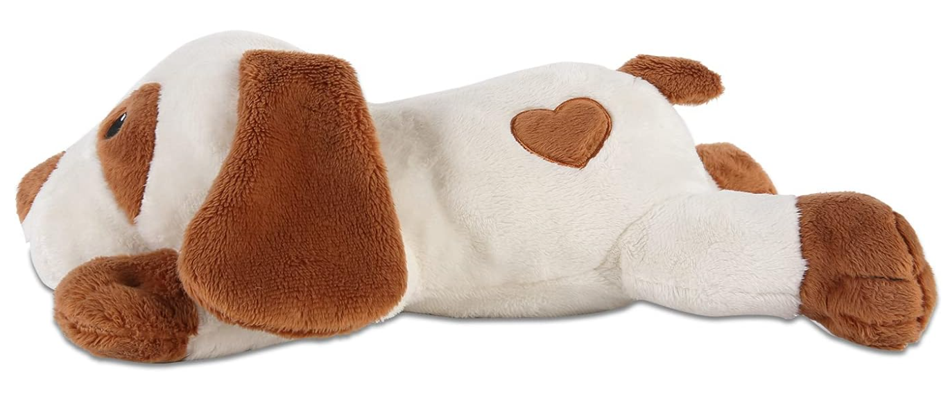 Heartbeat Puppy Toy - Comfort Cuddler Pillow, Dog Anxiety Relief Calming Aid